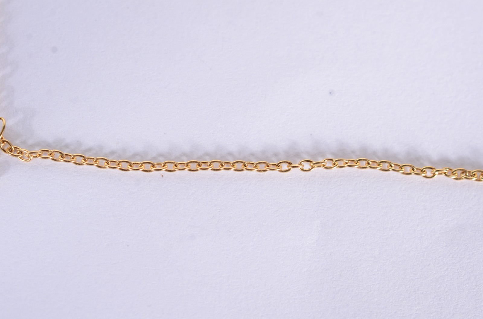 Tornozeleira de ouro 18 k., contraste 750 com elós. (Por motivos de... - foto 4 de 10