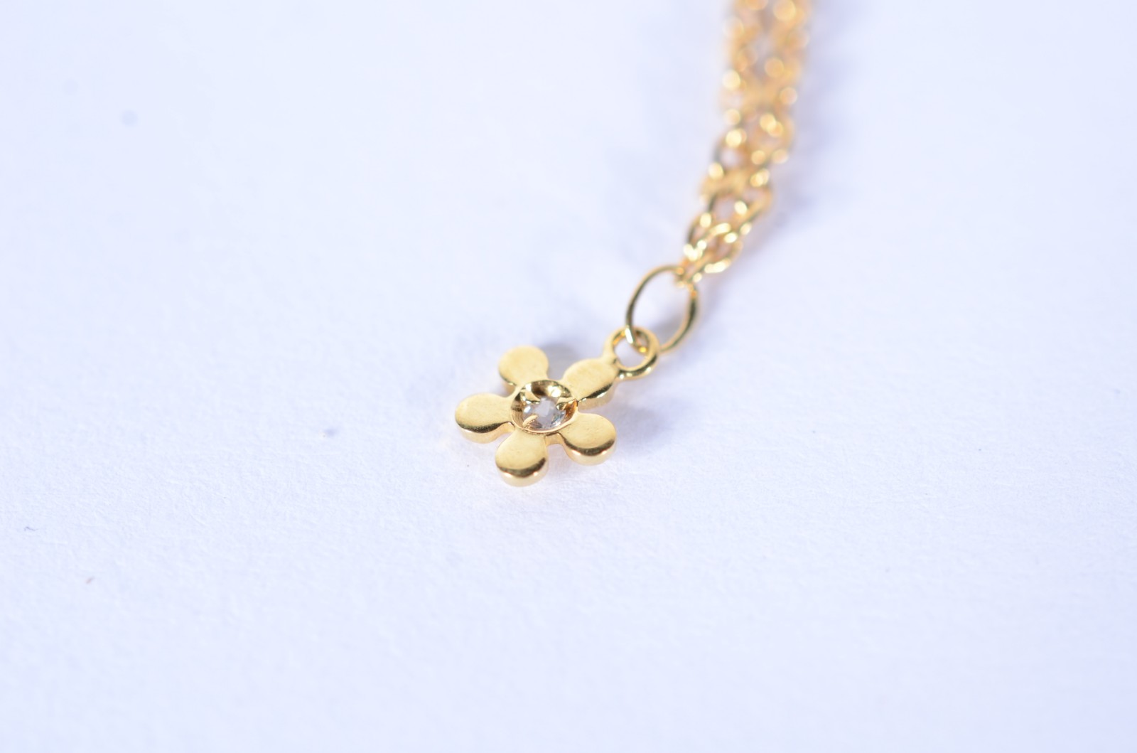 Tornozeleira de ouro 18 k., contraste 750 com elós. (Por motivos de... - foto 9 de 10