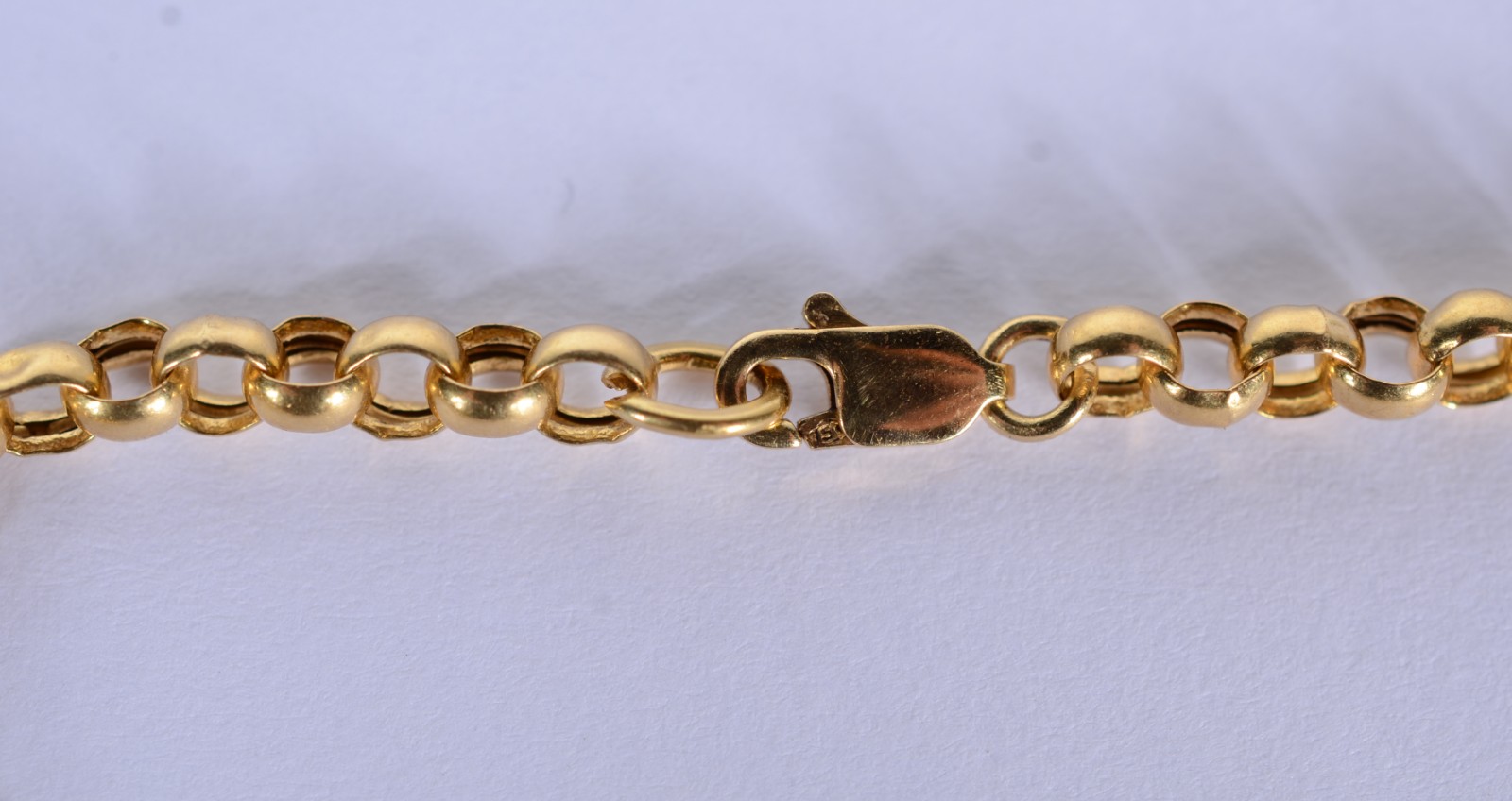 Pulseira de ouro 18 k., contraste 750 elós portugueses, fecho... - foto 2 de 4