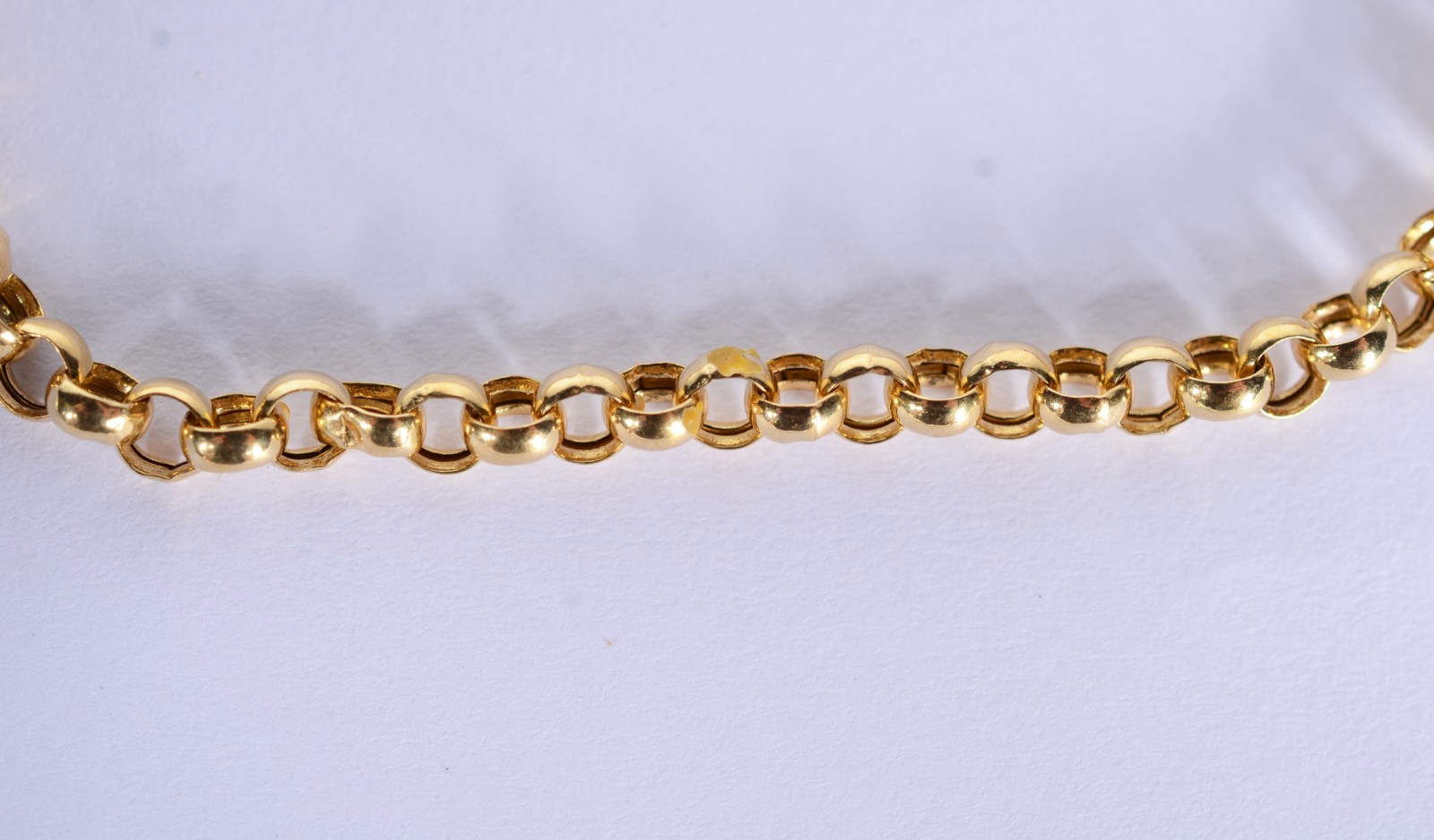 Pulseira de ouro 18 k., contraste 750 elós portugueses, fecho... - foto 3 de 4