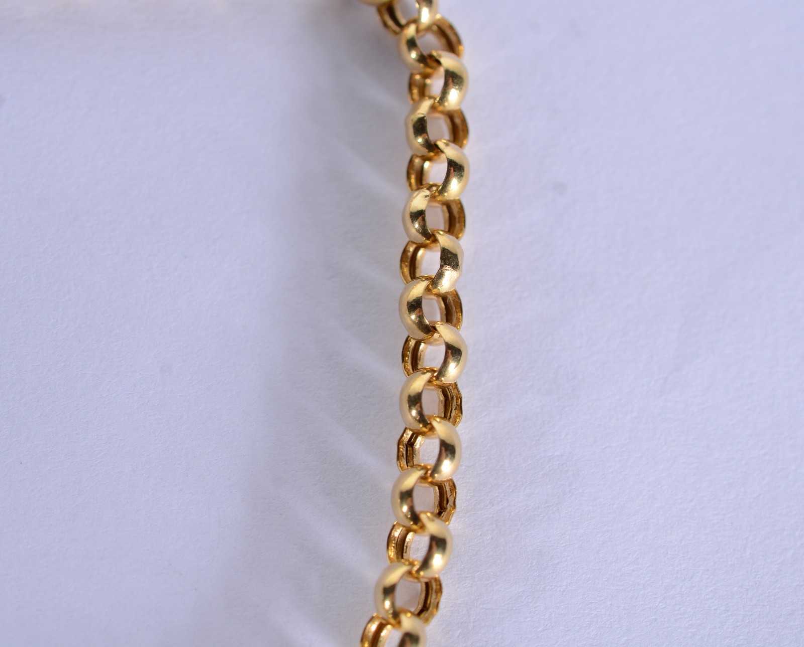 Pulseira de ouro 18 k., contraste 750 elós portugueses, fecho... - foto 4 de 4