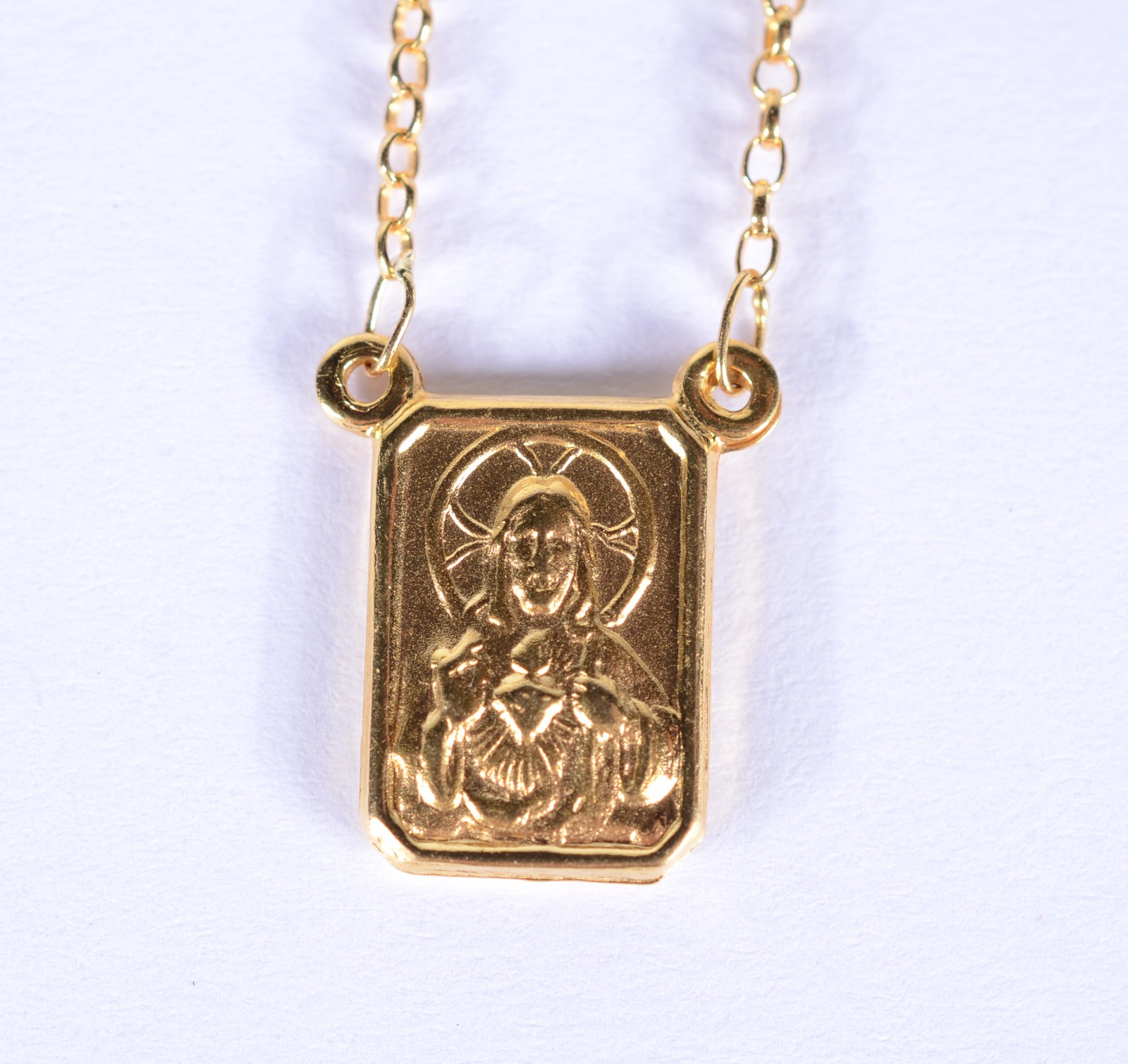 Tornozeleira de ouro 18 k., contraste 750, elinhos e com placa... - foto 5 de 5