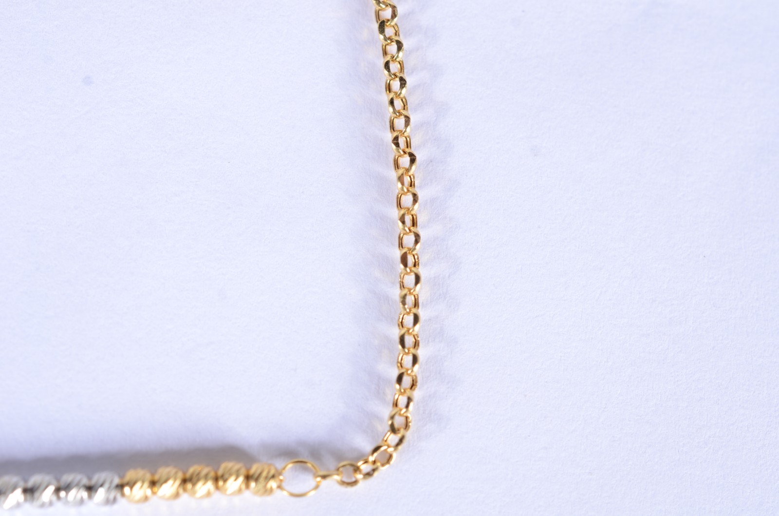 Pulseira em três tons de ouro, contraste 750 mls. (Por motivos de... - foto 4 de 8