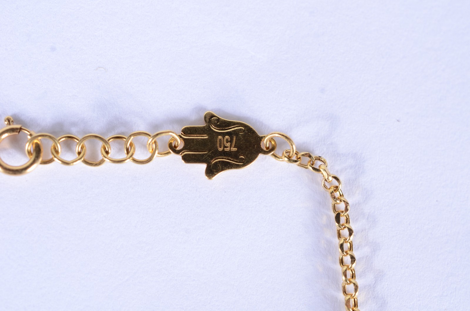Pulseira em três tons de ouro, contraste 750 mls. (Por motivos de... - foto 6 de 8