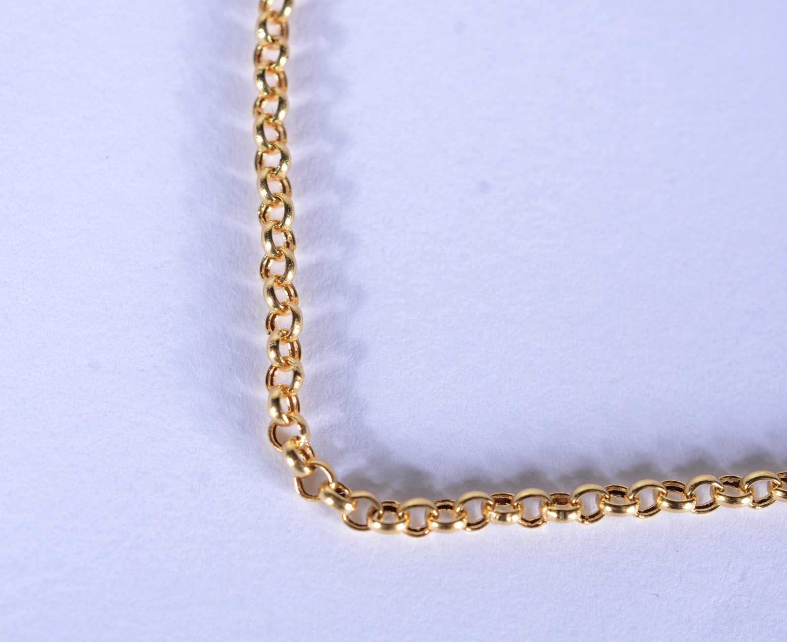 Pulseira com elos portugueses de ouro 18 k., contraste 750. (Por... - foto 2 de 6