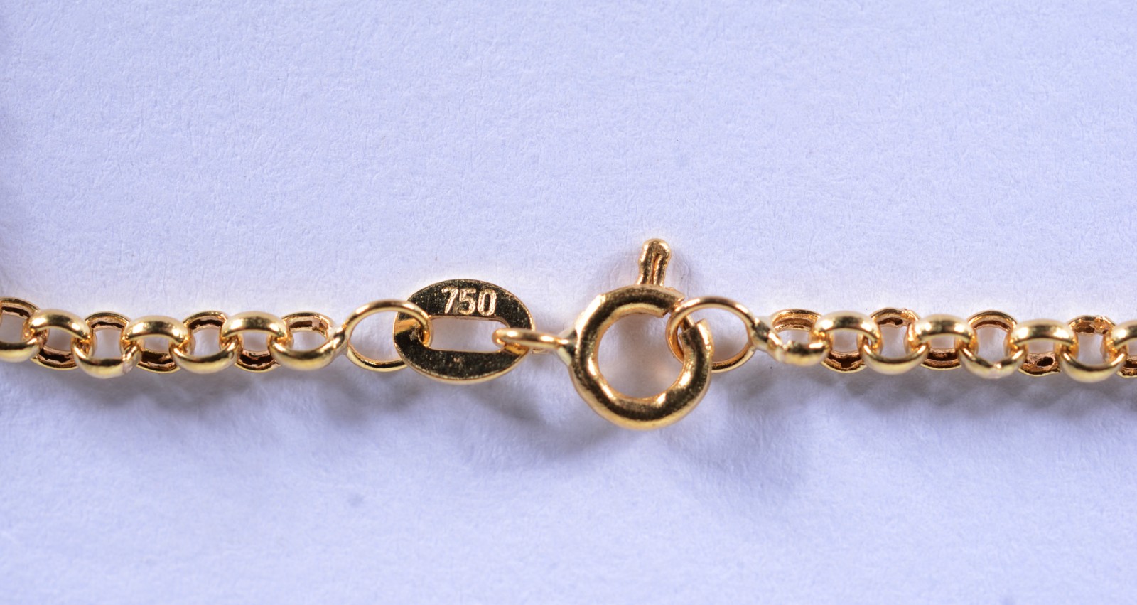 Pulseira com elos portugueses de ouro 18 k., contraste 750. (Por... - foto 6 de 6
