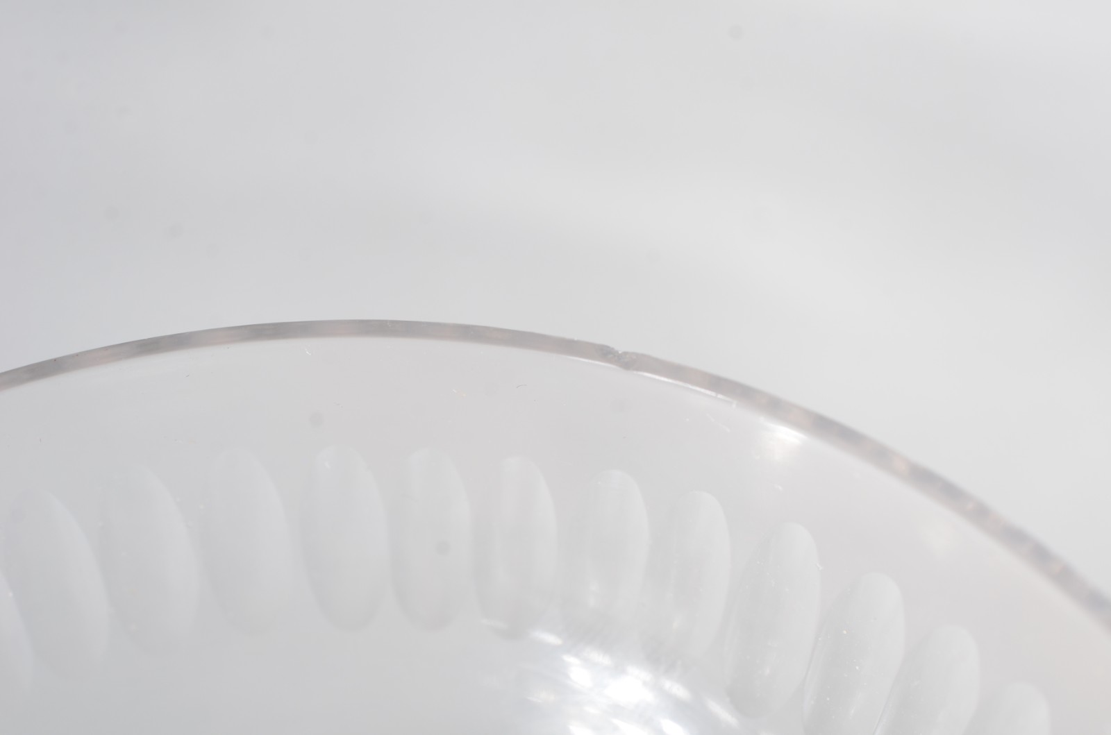 Onze taças para champagne de cristal europeu lapidado em gomos. - foto 6 de 6