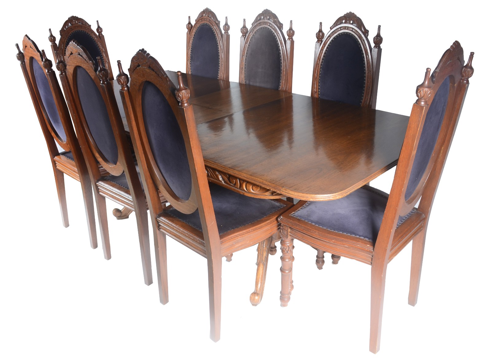 Mesa de jantar de madeira, tabua extensora (40 cm x 50 cm), tampo... - foto 1 de 11