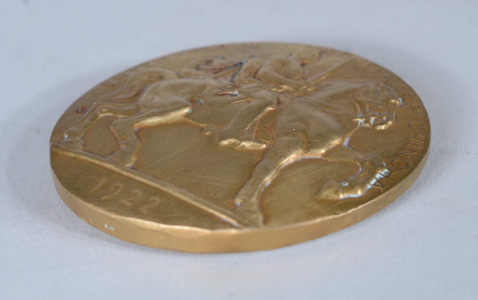 Medalha de bronze comemorativa do "Centenario de La Batalla de... - foto 8 de 8