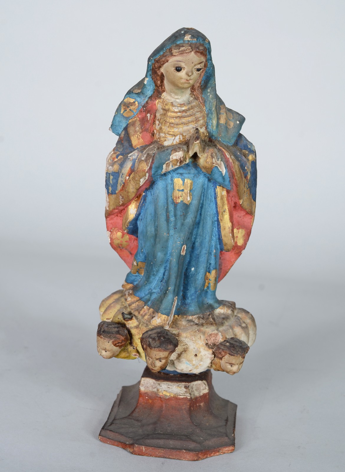 Nossa Senhora Conceição - Imagem de madeira policromada. - foto 1 de 7