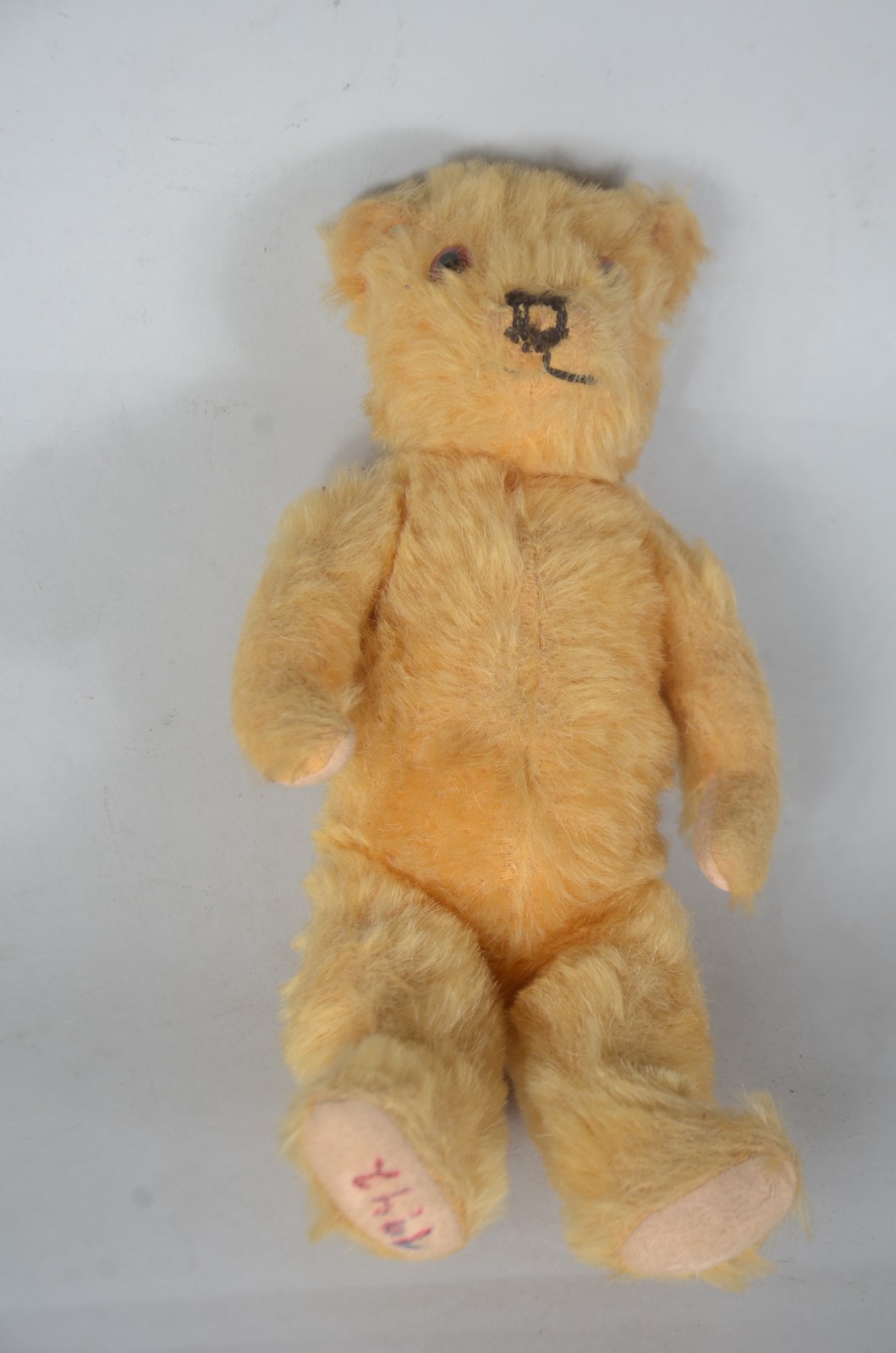 "Teddy Bear" - Três antigos bichinhos de pelúcia, década de 1940... - foto 3 de 10