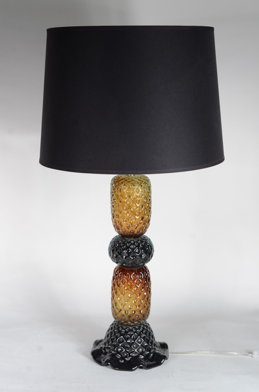 Luminária de vidro decorativo com cúpula. - foto 1 de 4