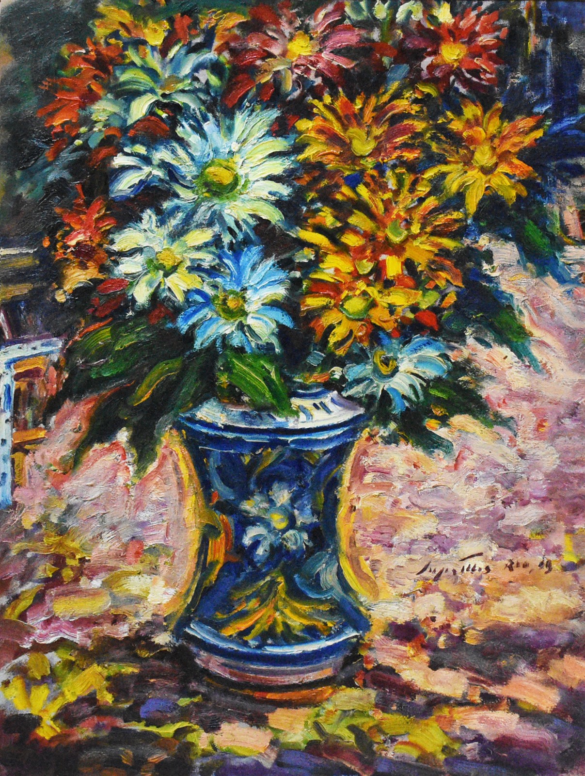  Sérgio Telles (1936-2022), Vaso de Flores - foto 1 de 4