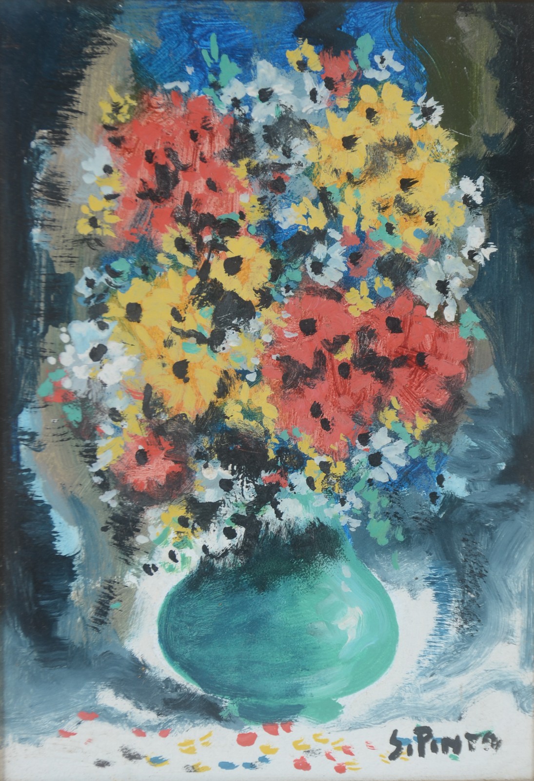 Sylvio Pinto (1918-1997), Vaso de Flores - foto 1 de 4