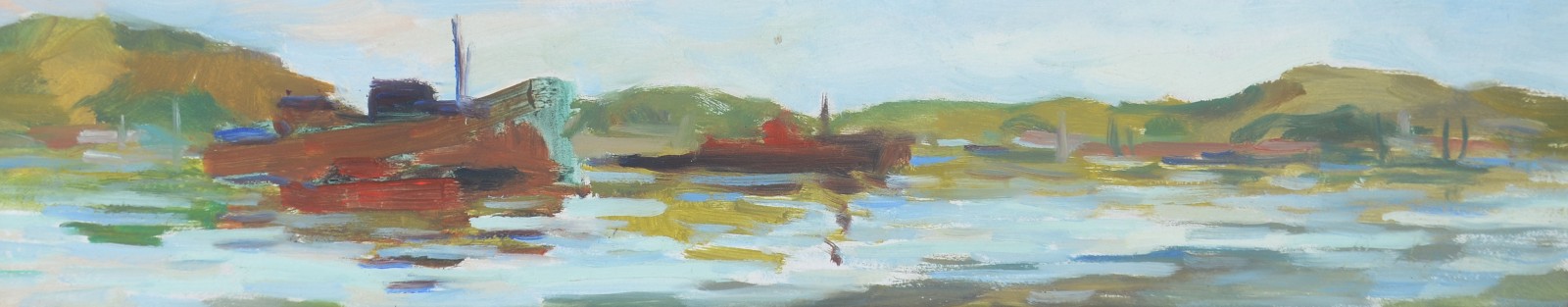 Sem assinatura, Marinha com Barcos - foto 1 de 6