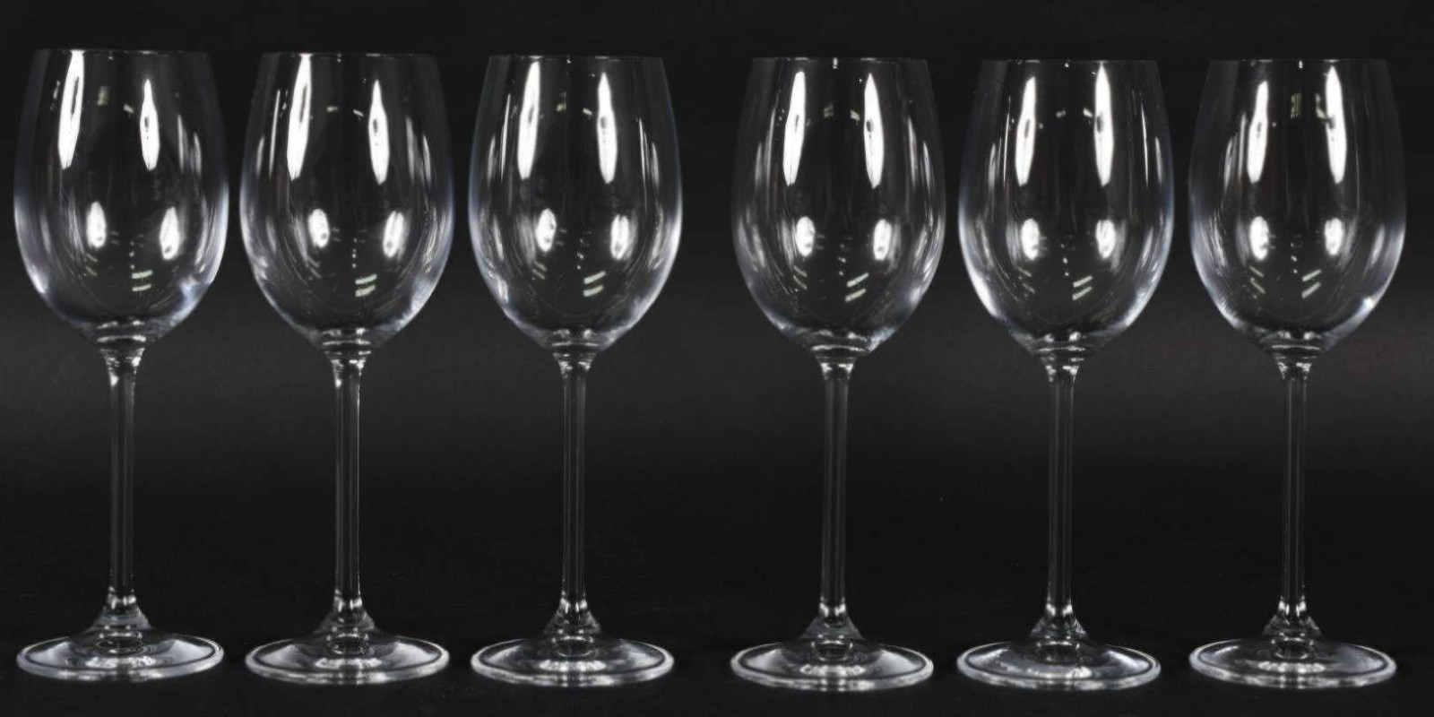 Seis taças de cristal para vinho branco, 350 ml. - foto 1 de 2