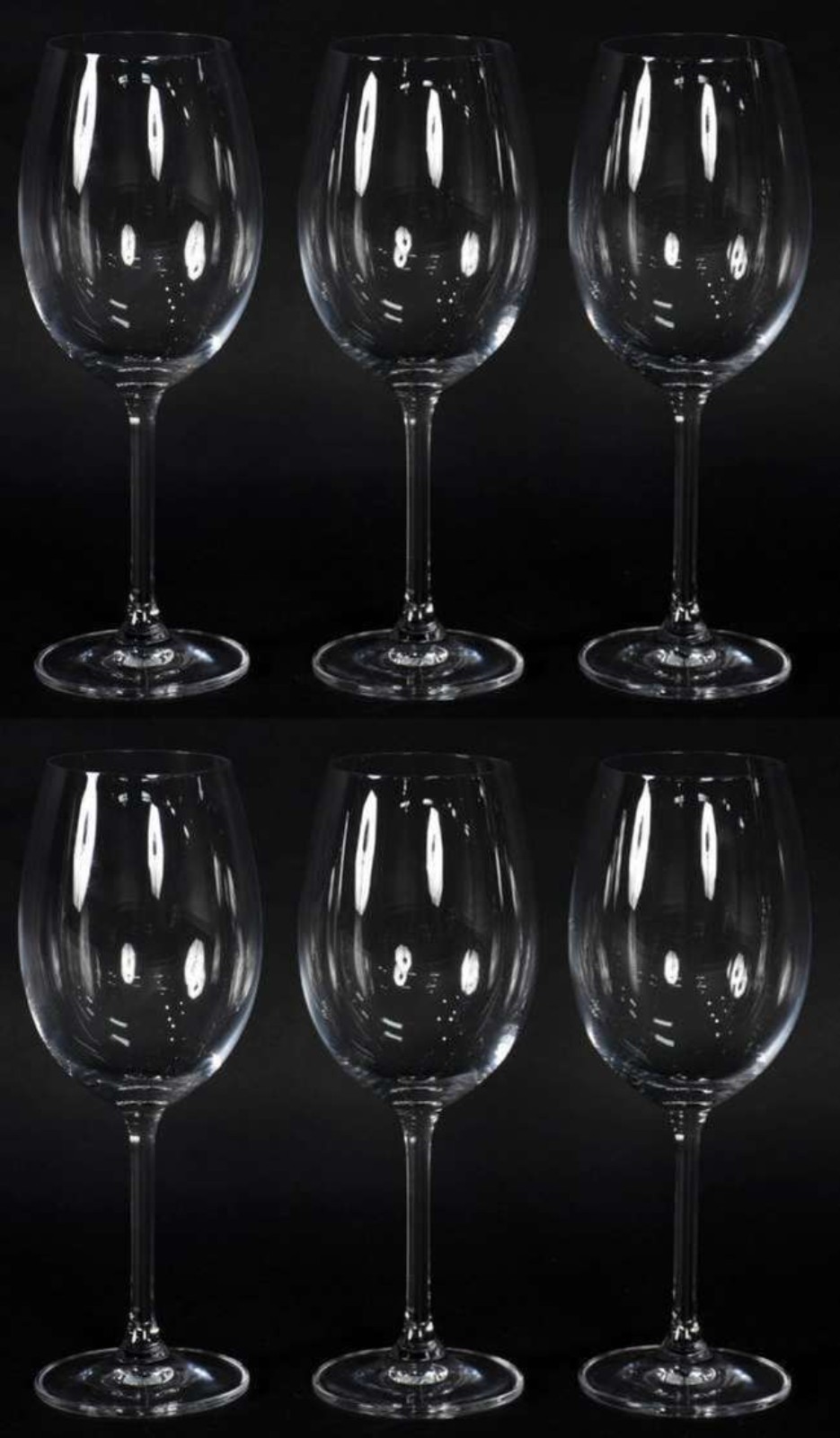 Seis taças de cristal para vinho branco, 450 ml. - foto 1 de 2