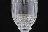 Vaso de cristal da Bohemia lapidado. Altura 33 cm. - Vaso de cristal da Bohemia lapidado. Altura 33 cm.