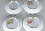 VILLEROY & BOCH,  - Conjunto com 14 pratos de porcelana alemã Villeroy & Boch - Coleção "Unicef" - Our Children - decorados com figuras de crianças de vários países.