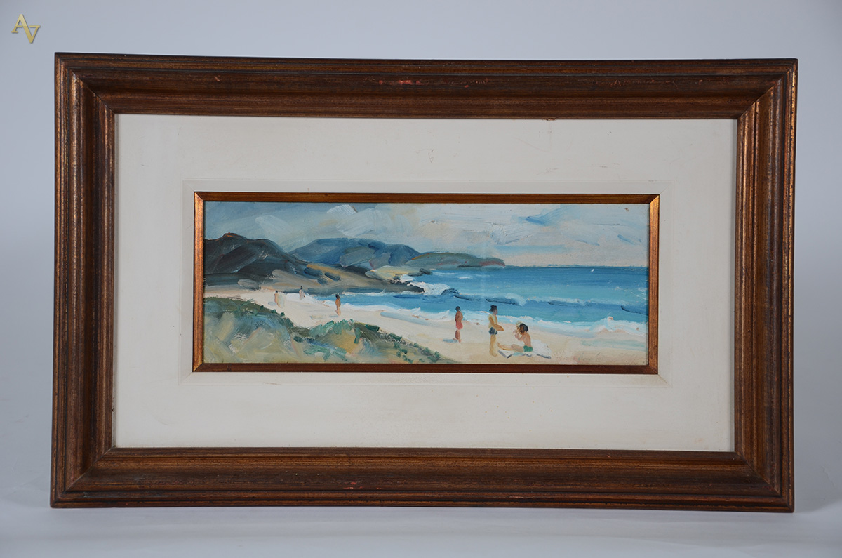 BUSTAMANTE SÁ (1907 - 1988) - Marinha - ose - 22 x 46 - foto 1 de 4