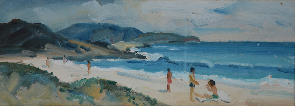BUSTAMANTE SÁ (1907 - 1988) - Marinha - ose - 22 x 46 - foto 2 de 4