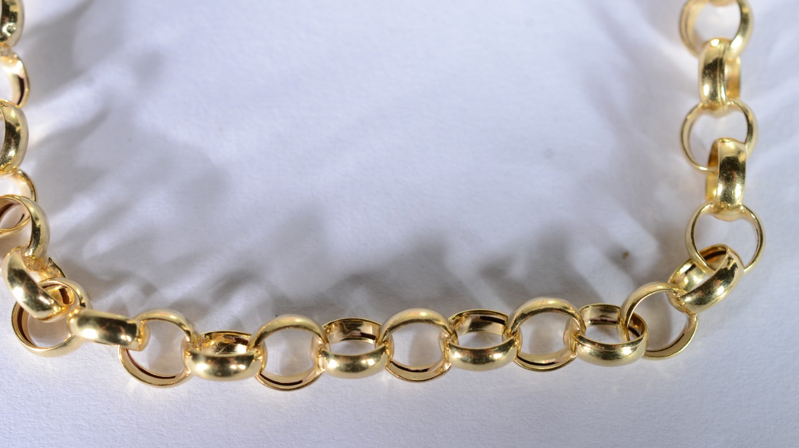 Pulseira de elos portugueses de ouro 18 k., contraste 750. (Por... - foto 2 de 4