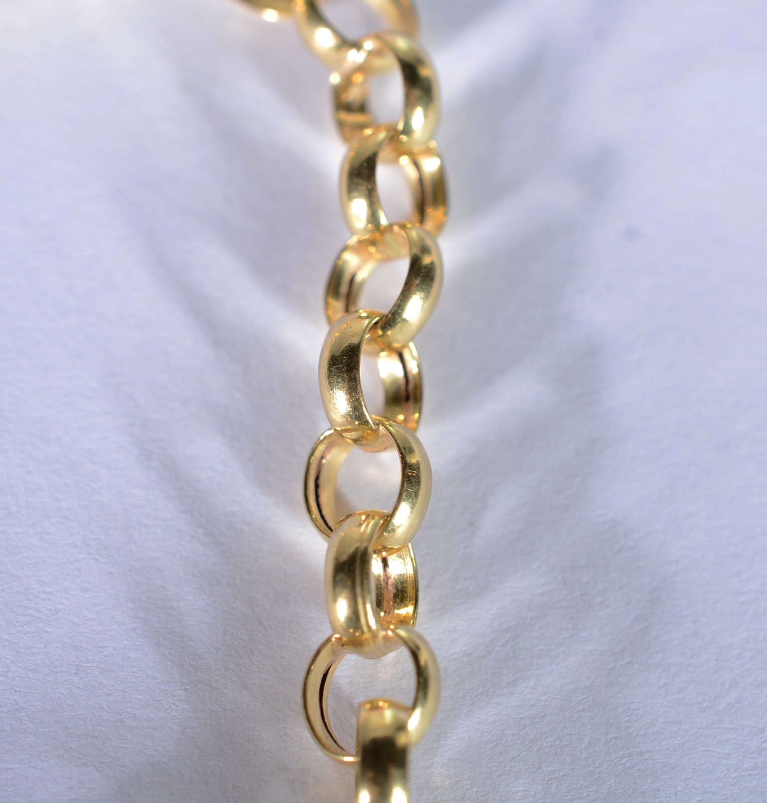 Pulseira de elos portugueses de ouro 18 k., contraste 750. (Por... - foto 4 de 4