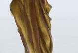 BERNOUD,  - Imagem de bronze e marfim representando ¨Sagrado coração de Jesus¨, assinada.