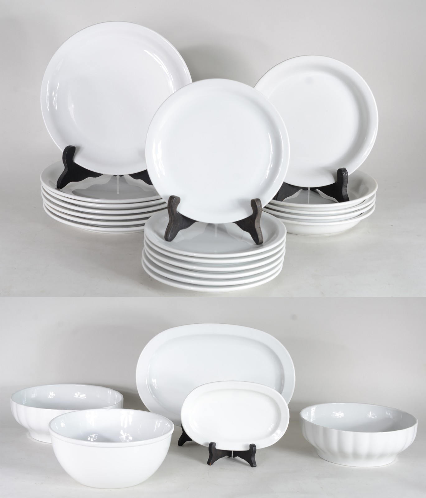 Serviço de jantar de porcelana Suíça LANGENTHAL, composto de: 7... - foto 1 de 6