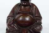 Escultura de madeira  representando ¨Budha¨ - Escultura de madeira  representando ¨Budha¨