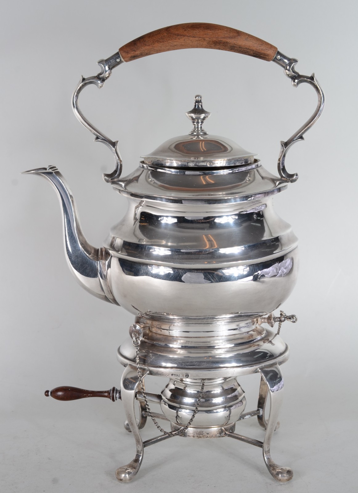 Samovar de prata portuguesa contraste Águia, 1º título. Peso da... - foto 1 de 10