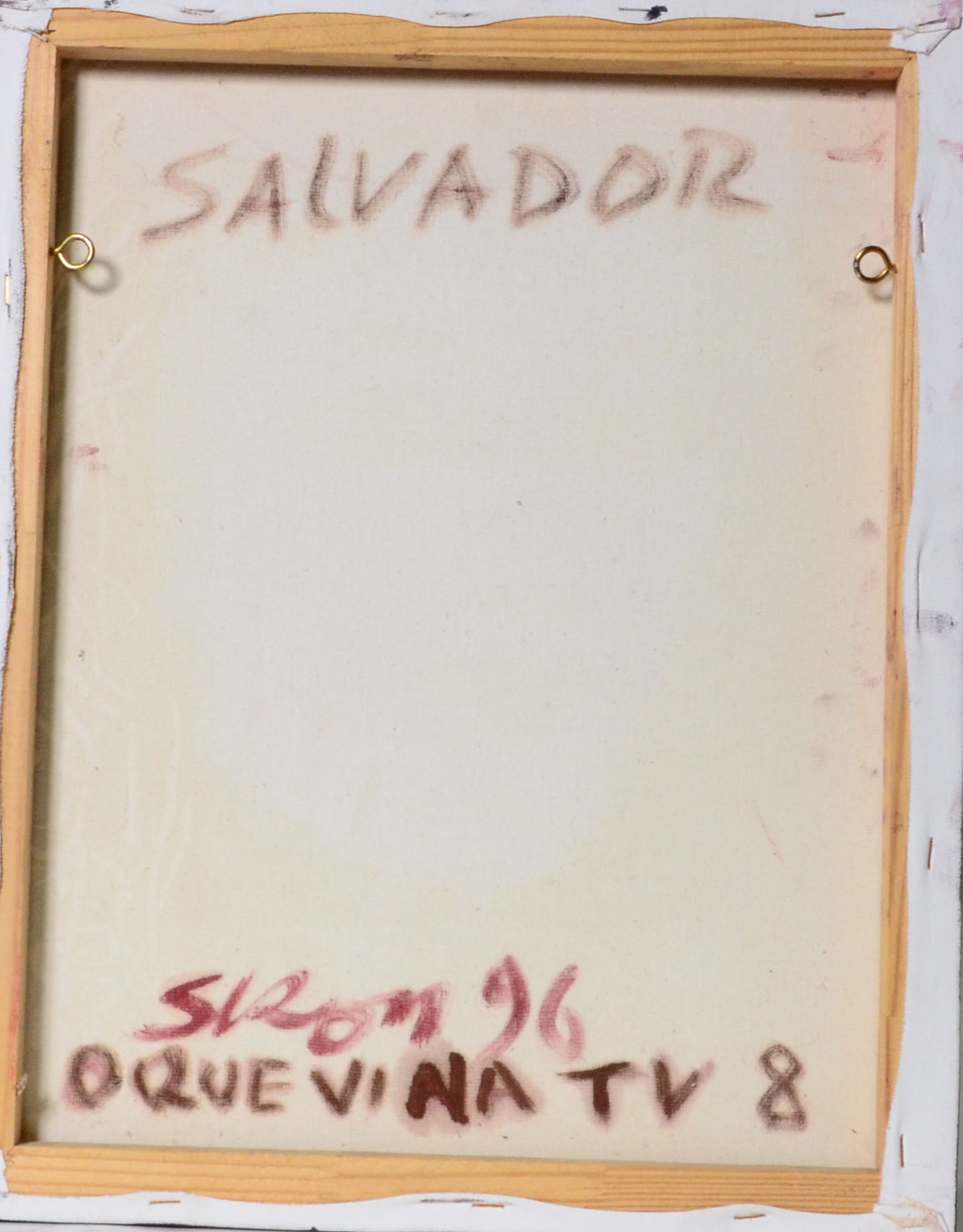 Siron Franco (1947), O que vi na TV 8 - Salvador - foto 2 de 2
