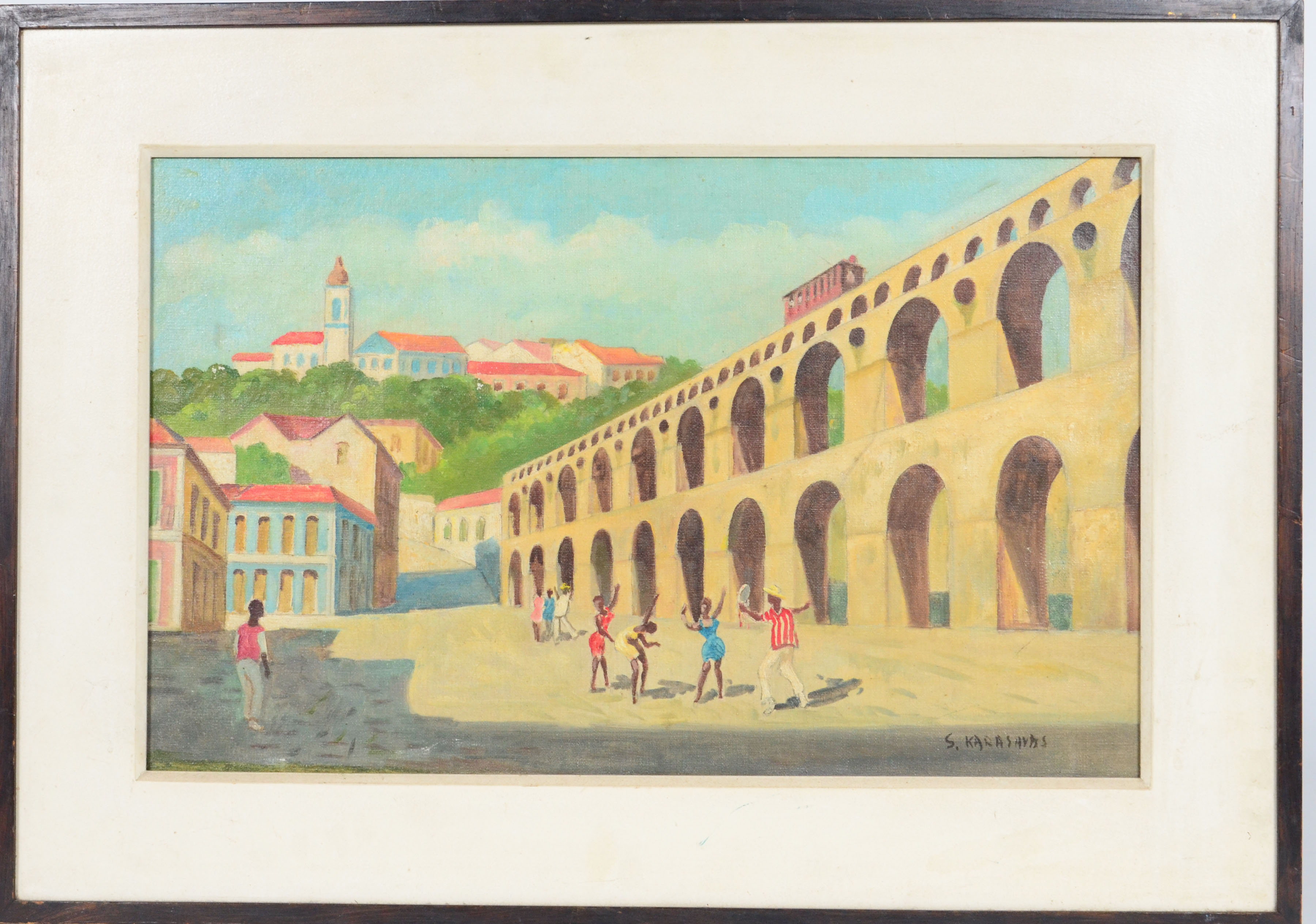SYLVIO KARASAVAS  (1905-1980), Arcos da Lapa RJ - foto 1 de 3