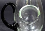 Ravagnani (1962),  - Grande caneca de vidro porta gelo com pegas na cor preta
