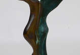 MAZEREDO,  - Escultura de bronze  representando ¨casal¨assinada