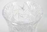 Compoteira de cristal europeu lapidado ( com la... - Compoteira de cristal europeu lapidado ( com lascado na borda).