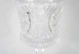 Compoteira de cristal europeu lapidado ( com la... - Compoteira de cristal europeu lapidado ( com lascado na borda).