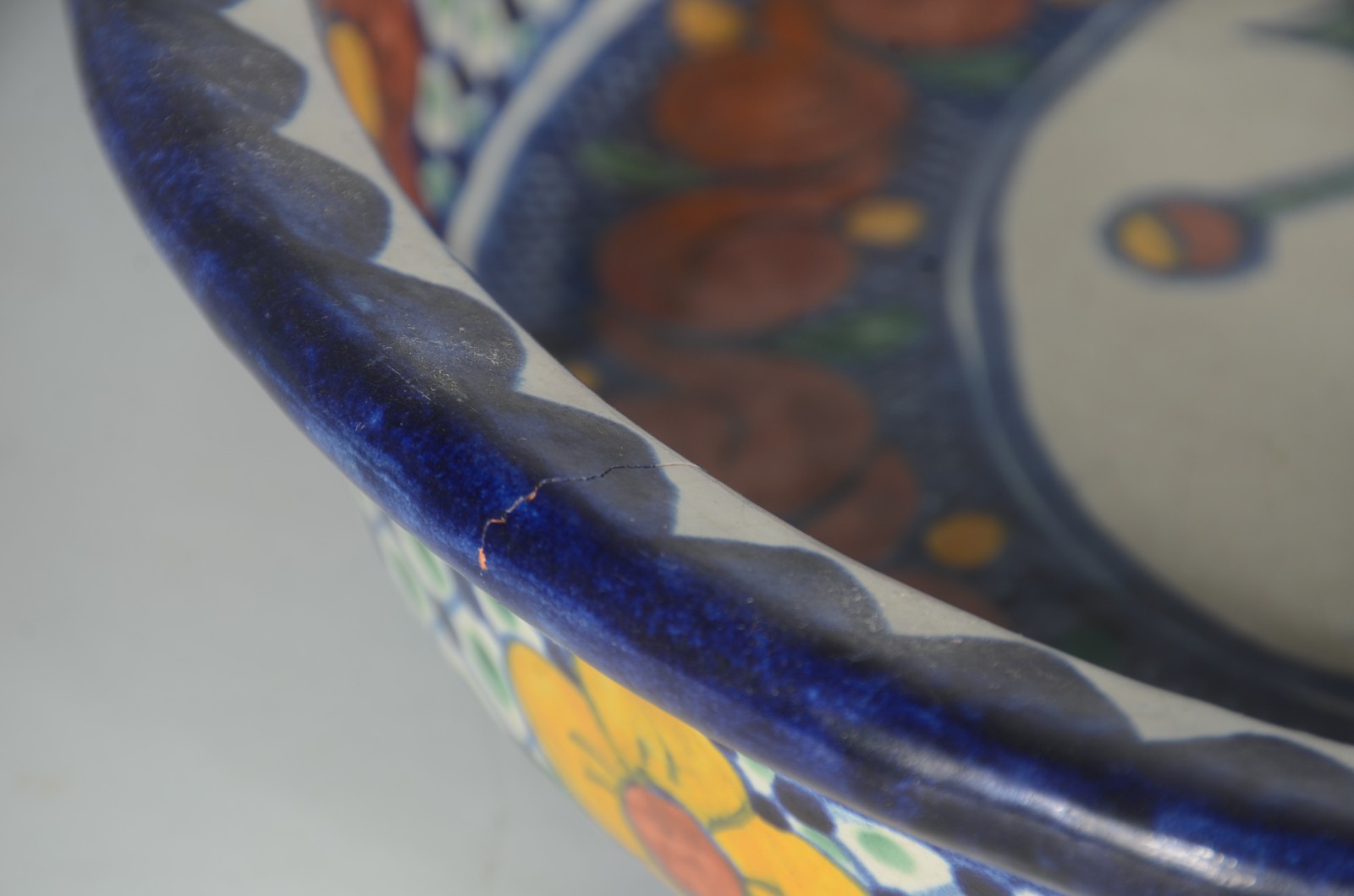 Serviço de cerâmica mexicana "Talavera" floral em policromia... - foto 7 de 10