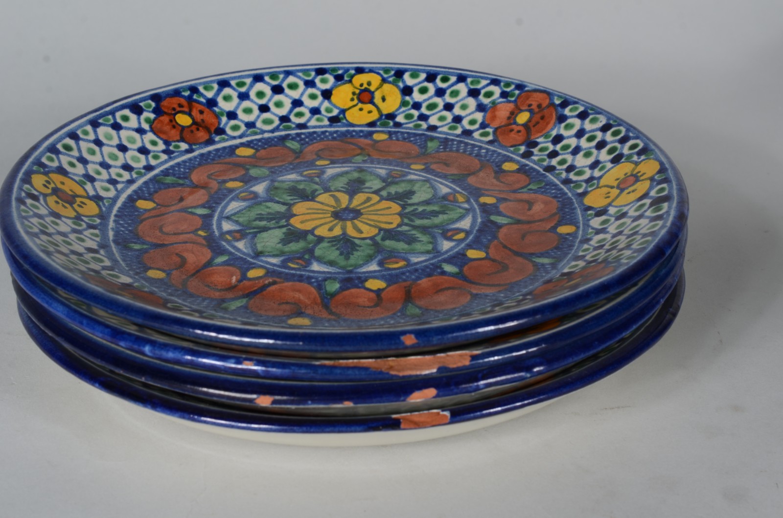 Serviço de cerâmica mexicana "Talavera" floral em policromia... - foto 9 de 10