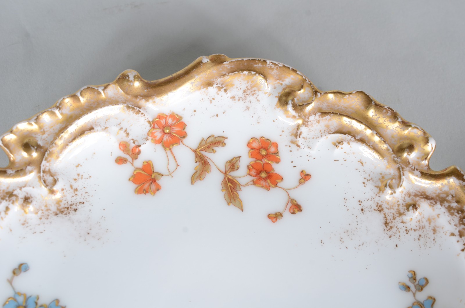 Conjunto com 6 pratos para sobremesa de porcelana France Deposé... - foto 2 de 8