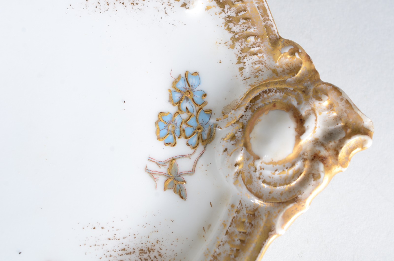 Conjunto com 6 pratos para sobremesa de porcelana France Deposé... - foto 3 de 8