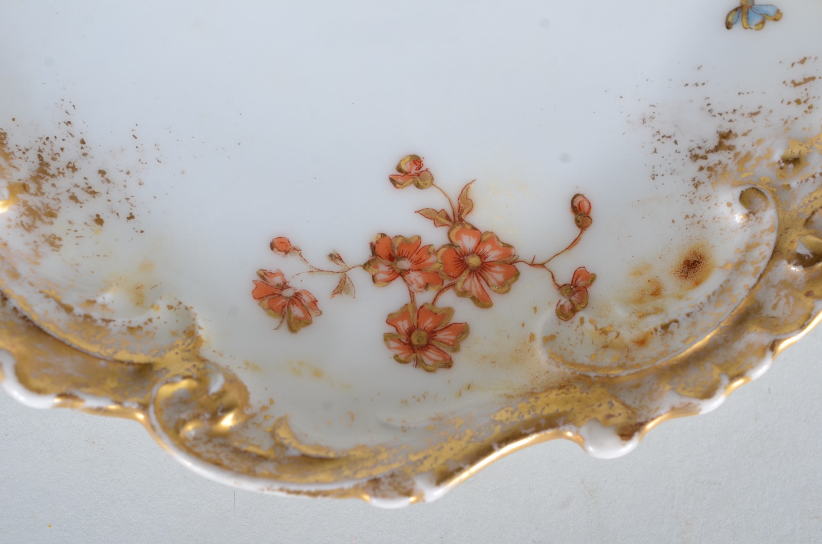Conjunto com 6 pratos para sobremesa de porcelana France Deposé... - foto 5 de 8