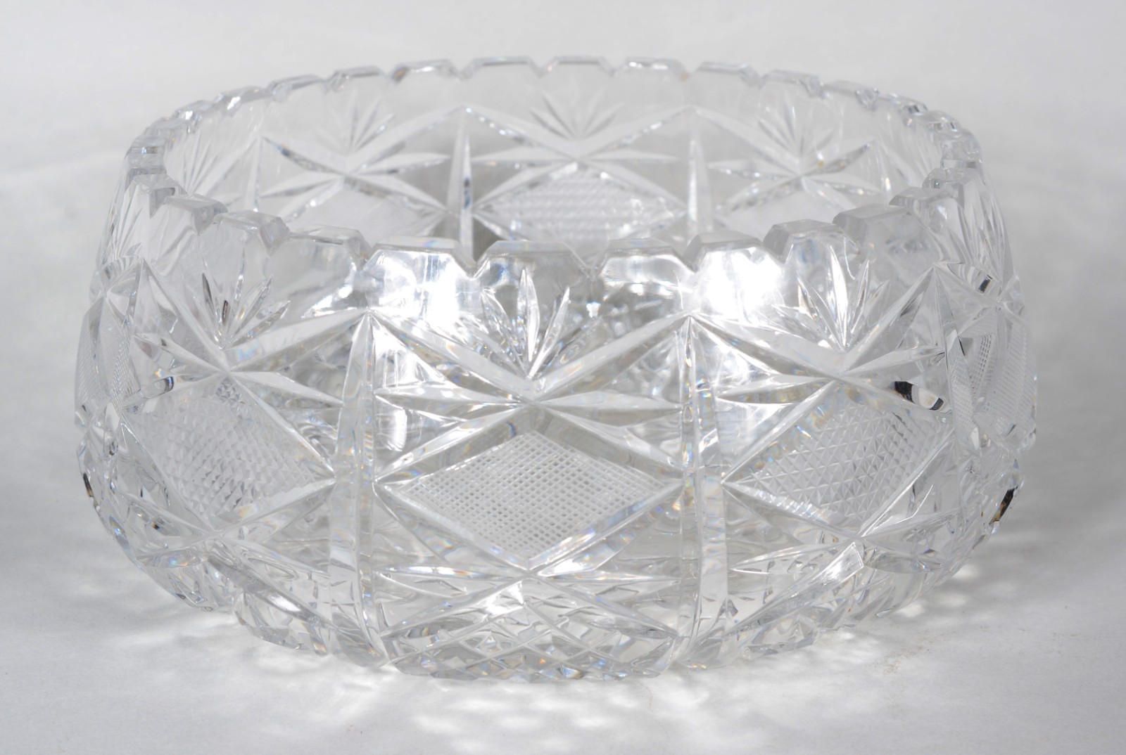 Cinco peças diversas de cristal/ vidro, sendo: bowl doublé rubi... - foto 2 de 10