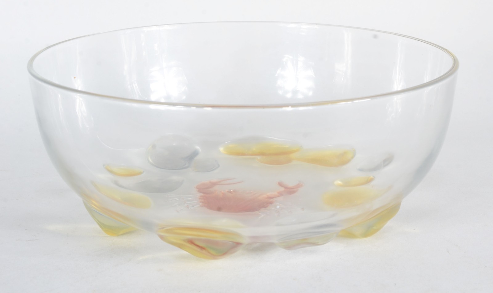 Sete peças diversas, sendo: 2 vasos de vidro, solifleur, bowl de... - foto 3 de 11