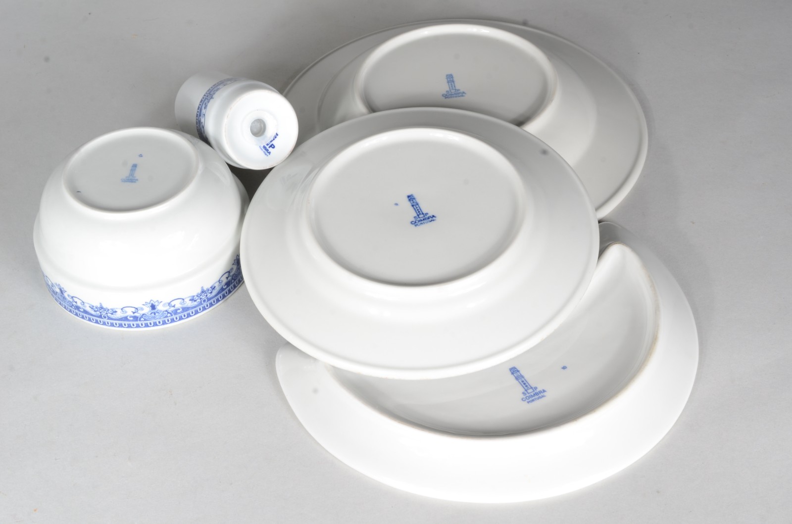 Serviço de jantar de porcelana portuguesa SP Coimbra, decoração... - foto 9 de 10