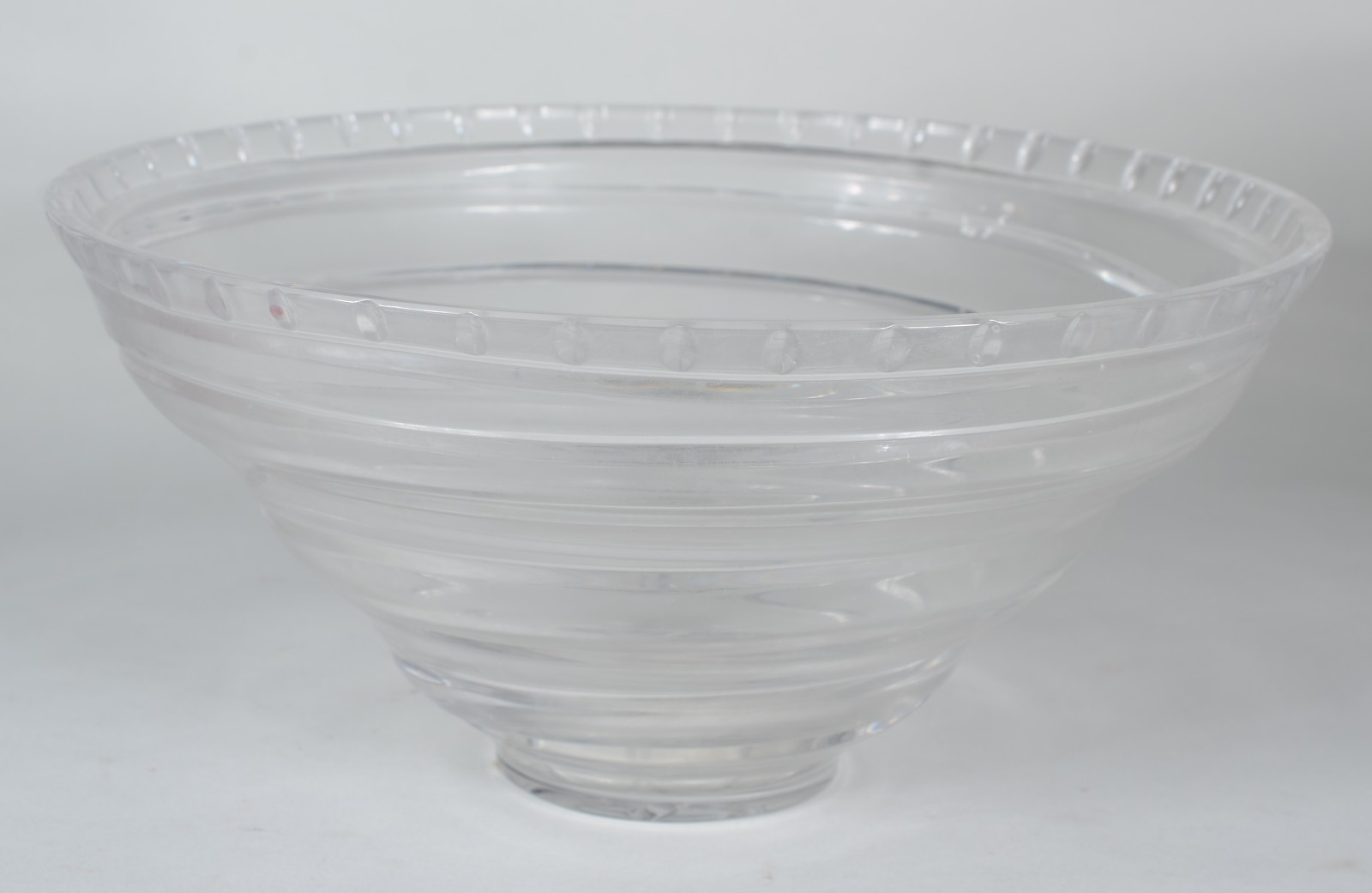 Fruteira /centro de mesa de cristal. - foto 1 de 6