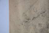Emeric Marcier (1916-1990), Paisagem de Congonhas - Desenho sobre papel - datado 42. Pequenos pontos de fungos.<br>