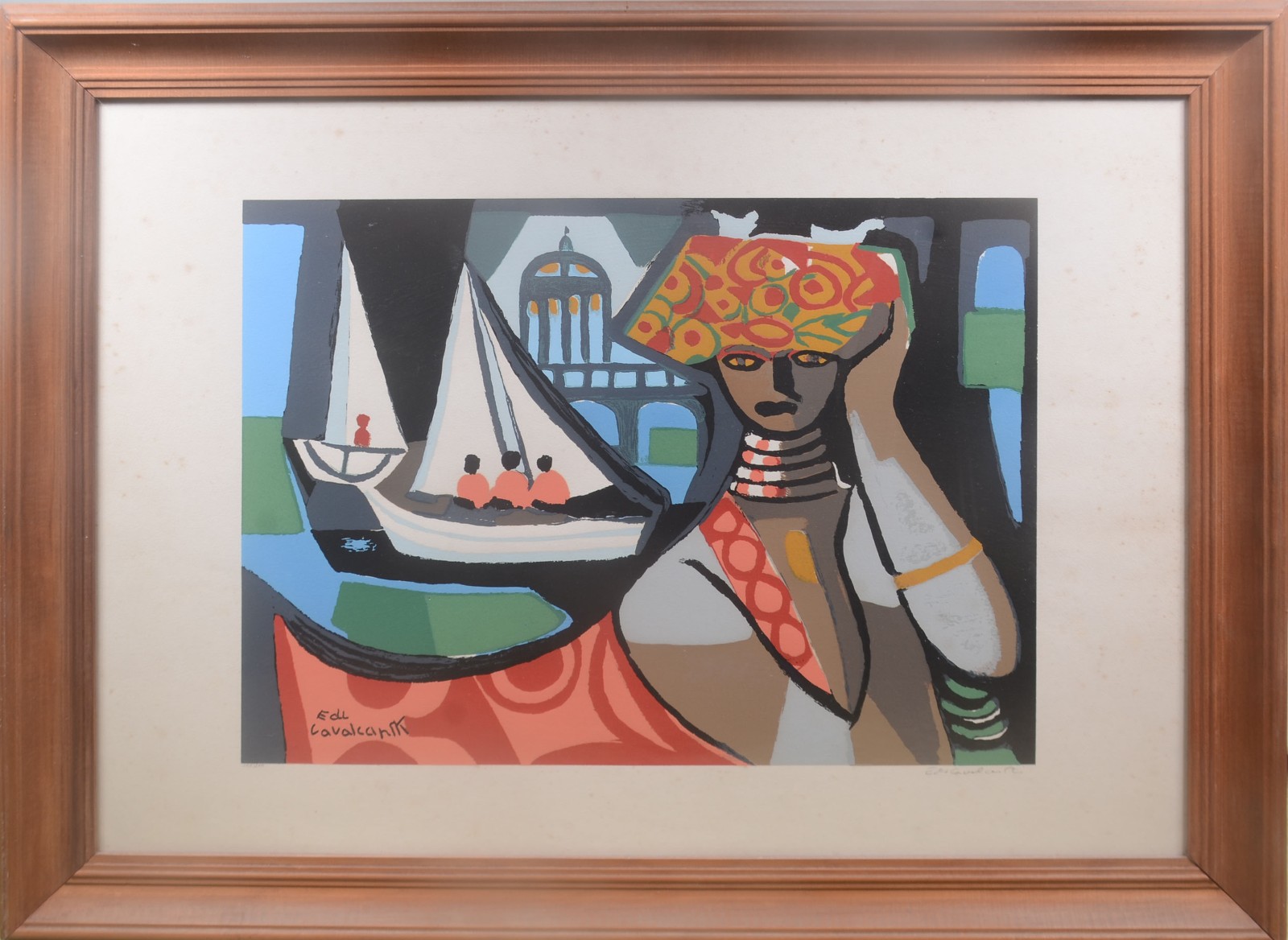 Di Cavalcanti (1897-1976), Figura com barco - foto 2 de 9