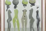 Hector Carybé (1911-1997), Figuras femininas - Gravura - tiragem 77/200.