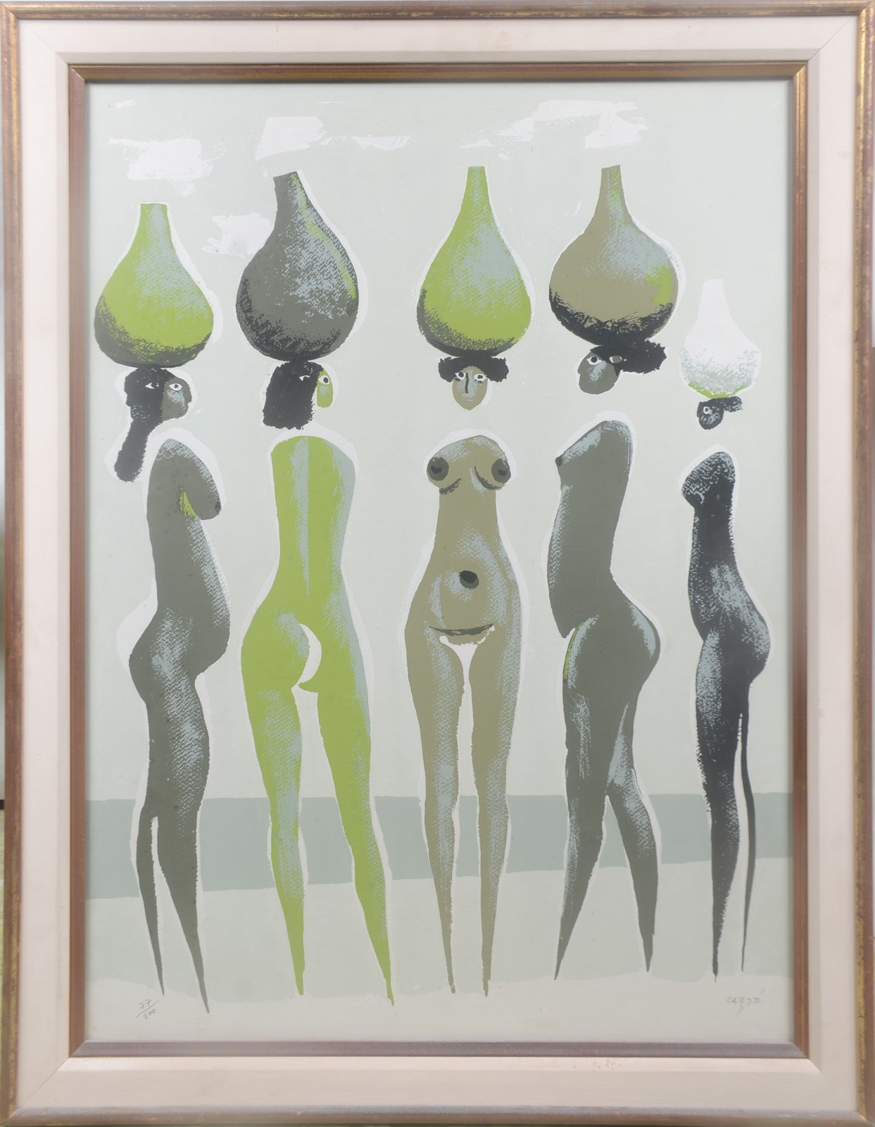 Hector Carybé (1911-1997), Figuras femininas - foto 2 de 5